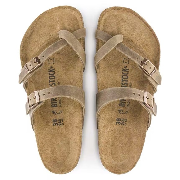 Birkenstock Shoes - Birkenstock Mayari Crisscross Sandal Oiled Leather Regular/Wide W's 9/9.5 EU 40